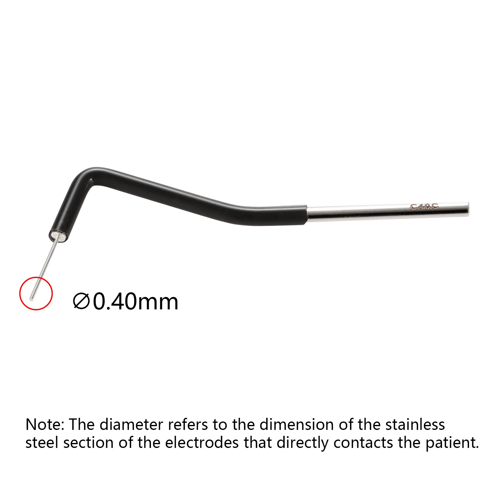7PCS Dental Electrodes Reusable Tips Stainless Steel for Electrosurgery Unit