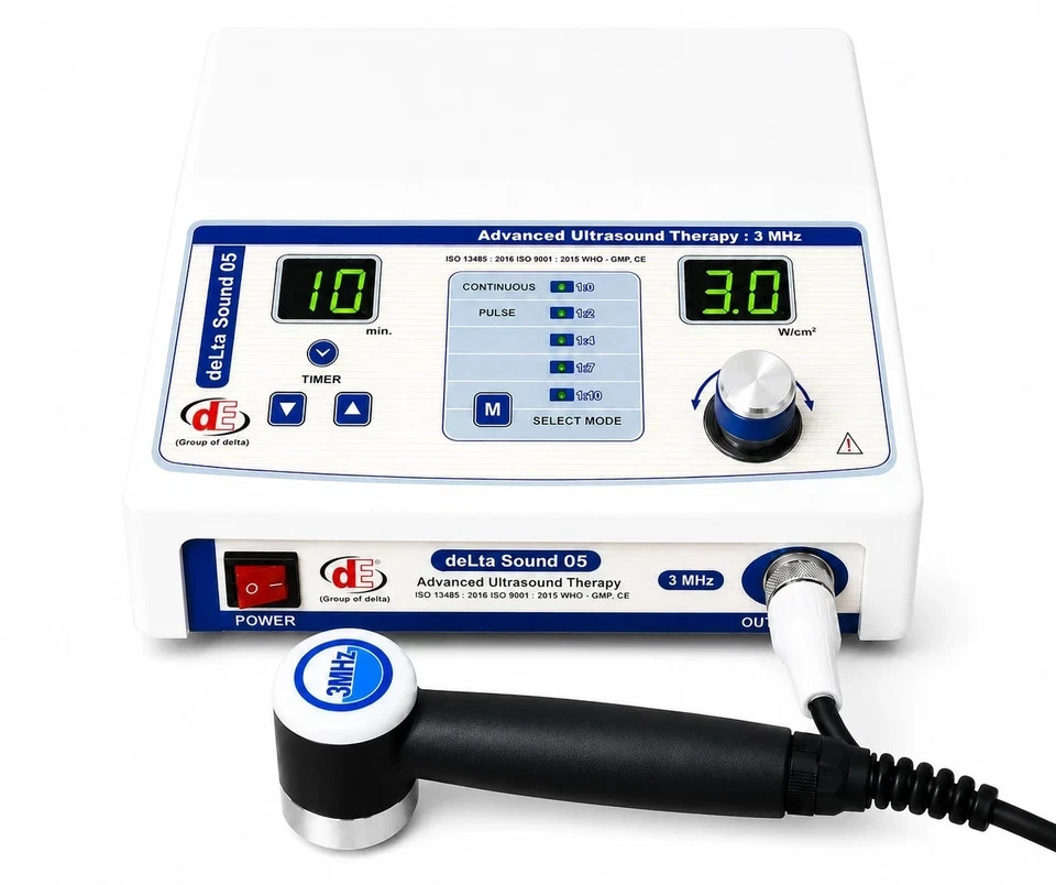 Branded Advanced Ultrasound Therapy Machine Delta 5 Physiotherapy Machine