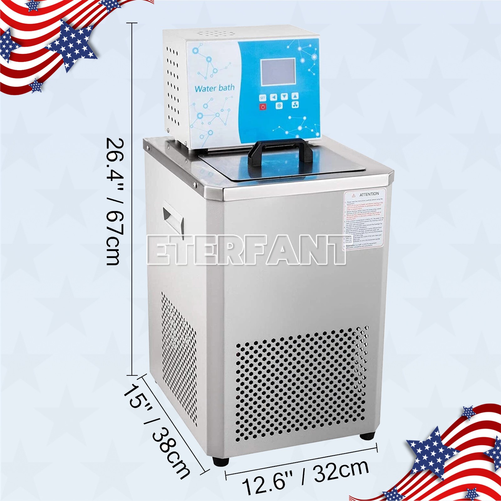 6L -5℃ to 100℃ Medical Lab Refrigerated Heating Circulator Recirculating Chille