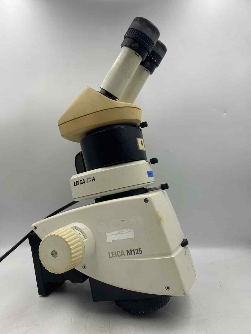 Leica M125 Stereo Microscope + IC A Video Camera + 327616 1.5x Illuminator