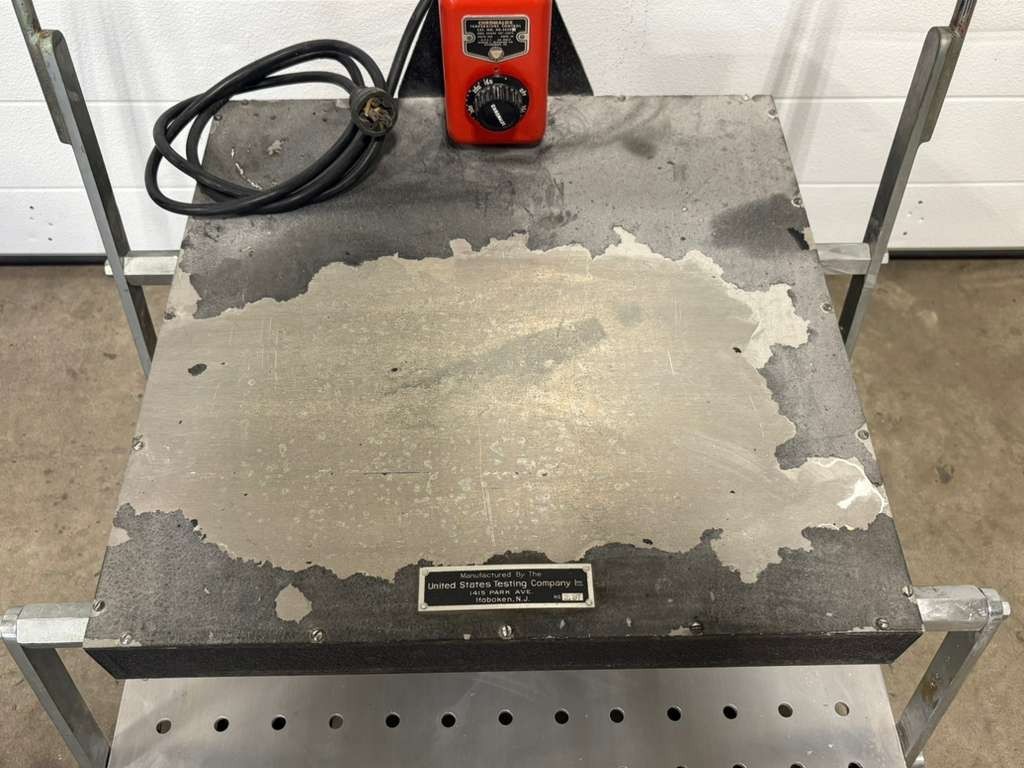 United States Testing Heated Plate w/ Adjustable Stand & Temperature Control