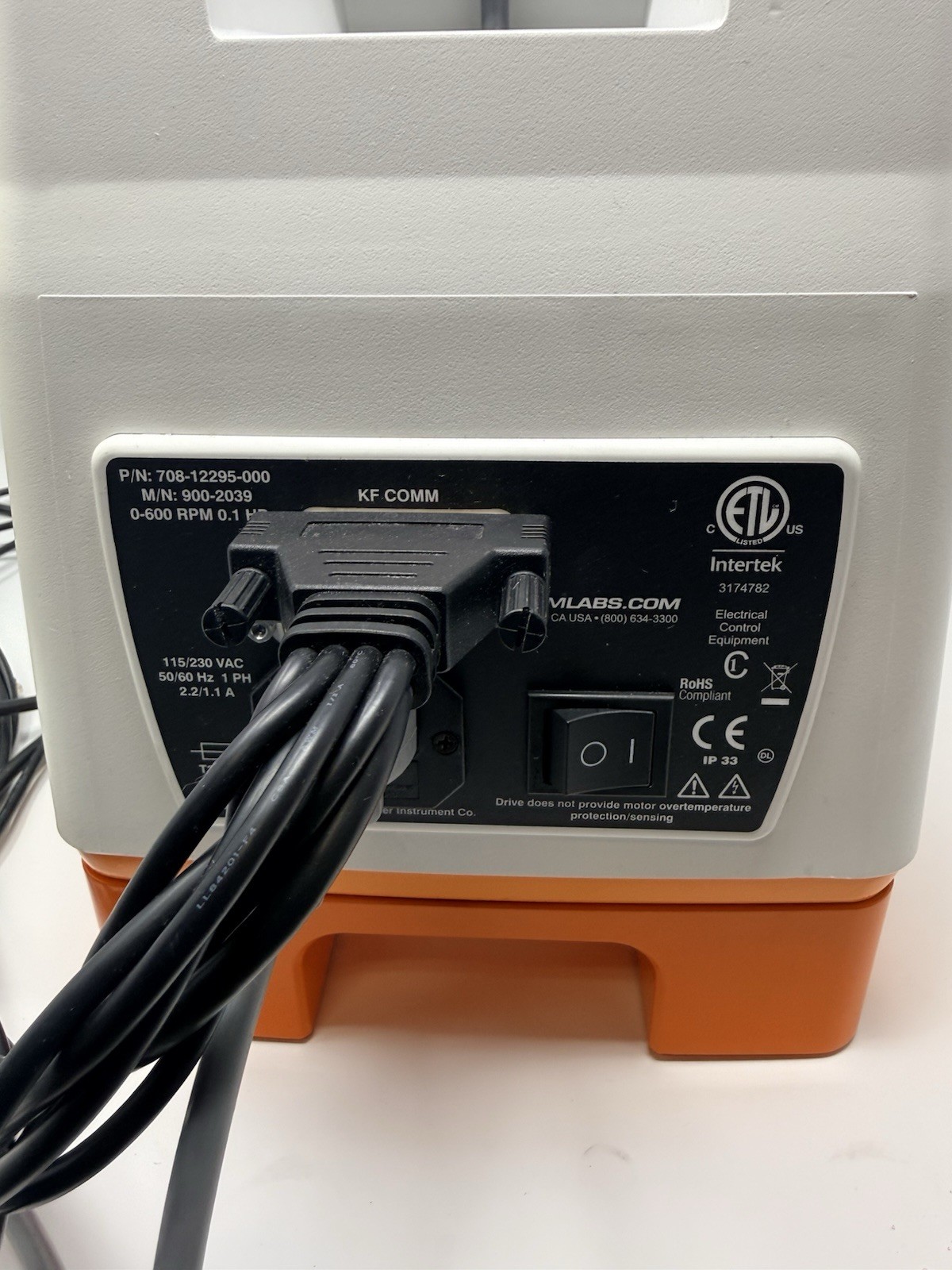Spectrum Labs KrosFlo KR2I TFF System Pump w/ ABP & Octopus Cable 708-12295-000