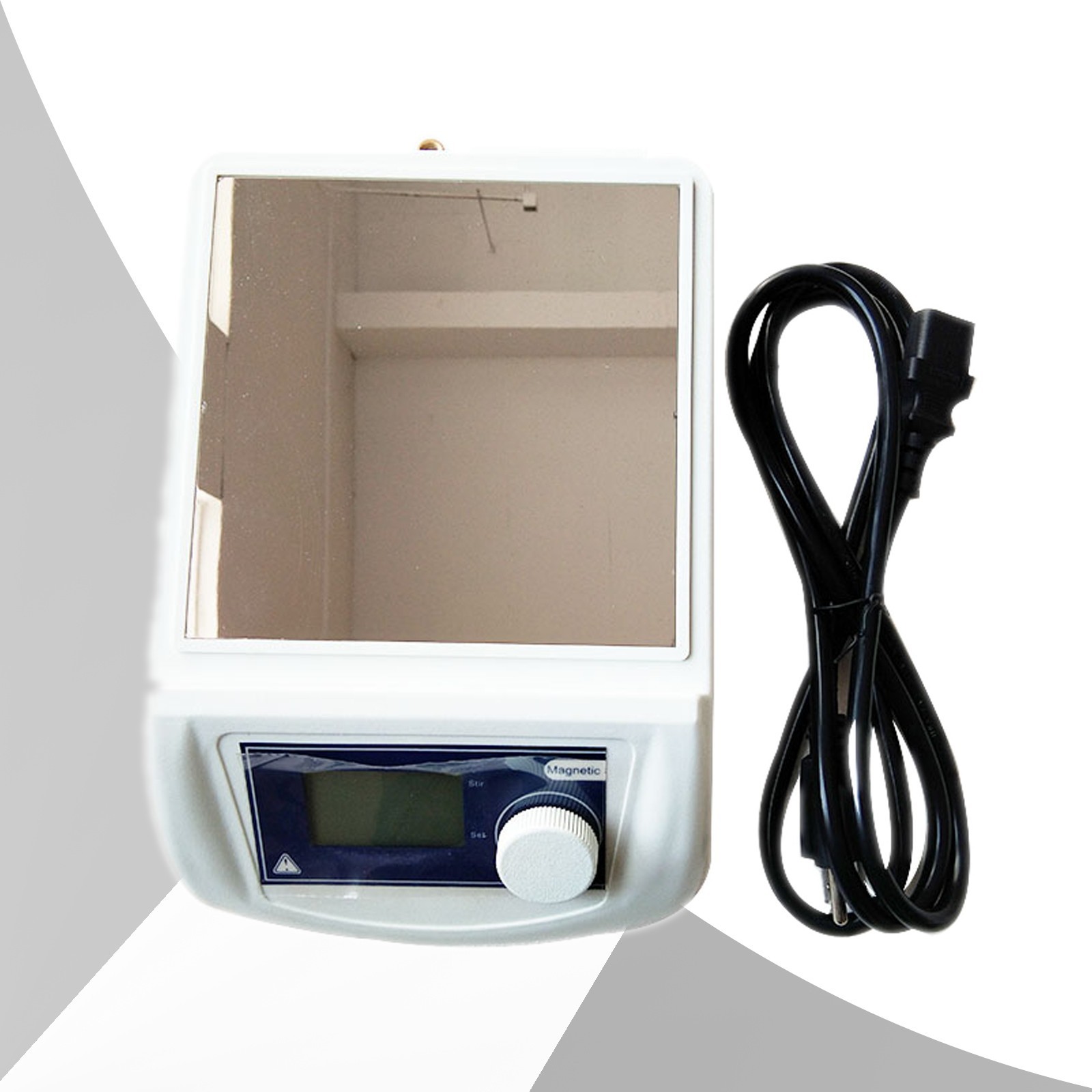 110V Digital Single-Point Magnetic Stirrer 100–1600 RPM, 2L Capacity