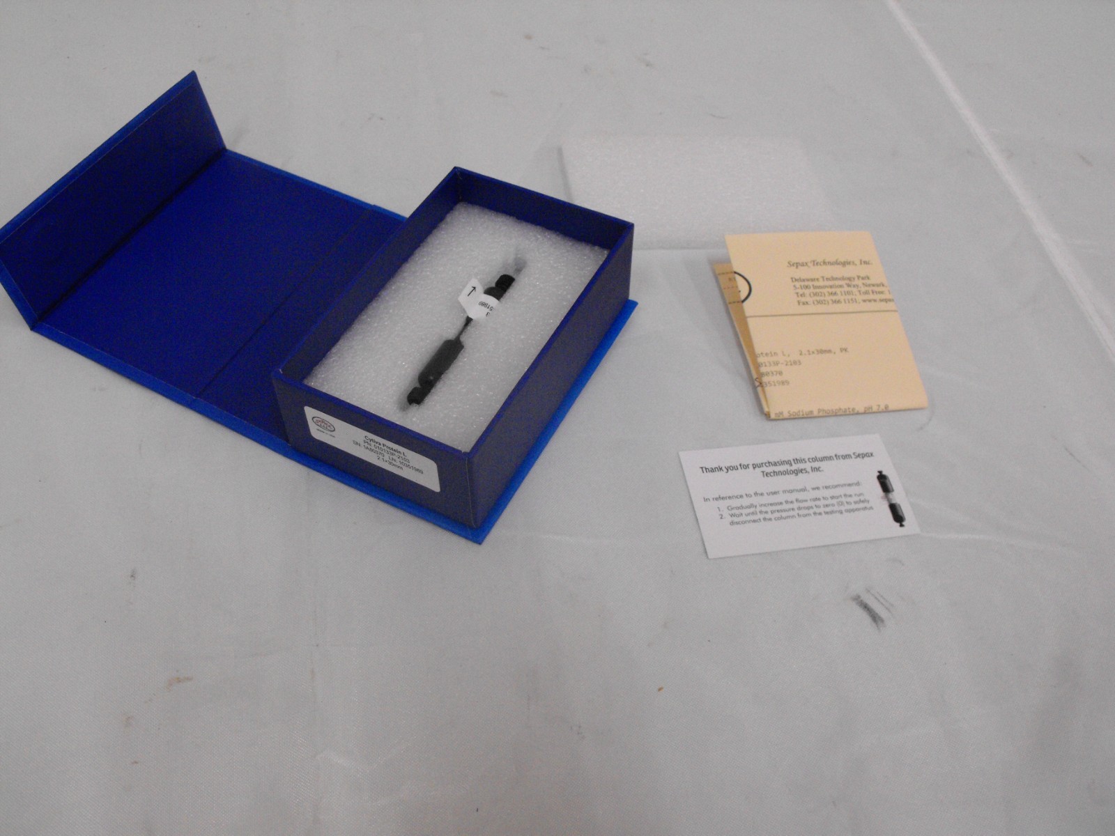 Sepax Zenix SEC-150 Column #213150-7805, 3µm, 7.8 x 50mm, 2021 exp but unused