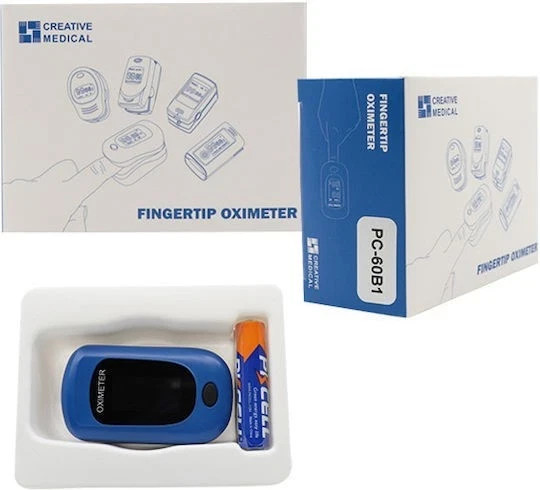 Creative Medical Pulse Oximeter PC-60B1 NEW w/ Batteries Fingertip