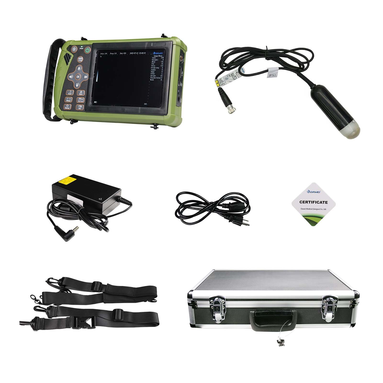DAWEI Portable Veterinary Ultrasound Machine Handheld Scanner for Cow, Goat, Pig