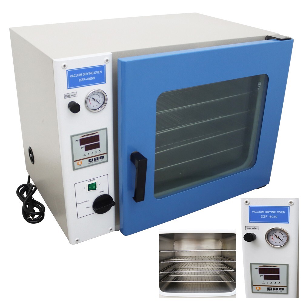 4 Shelves 1.9 Cu ft Vacuum Drying Oven Lab Electric Heating Cabinet 110V 1400W