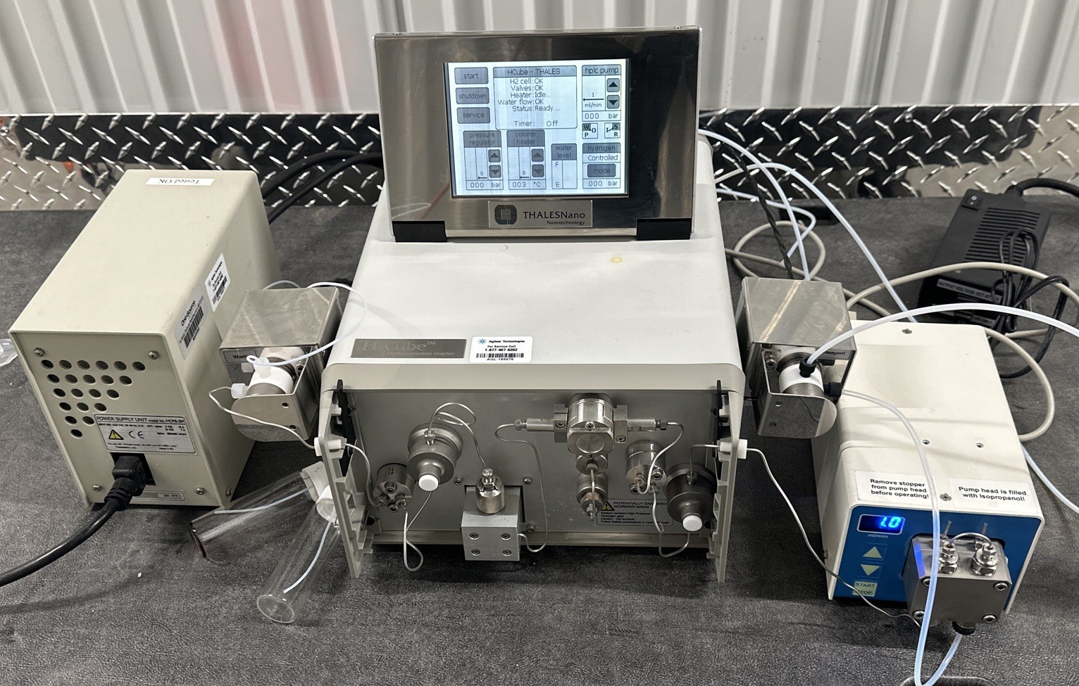 ThalesNano H-Cube HC 2SS Reactor System/Power Supply/Continuous Flow Pump
