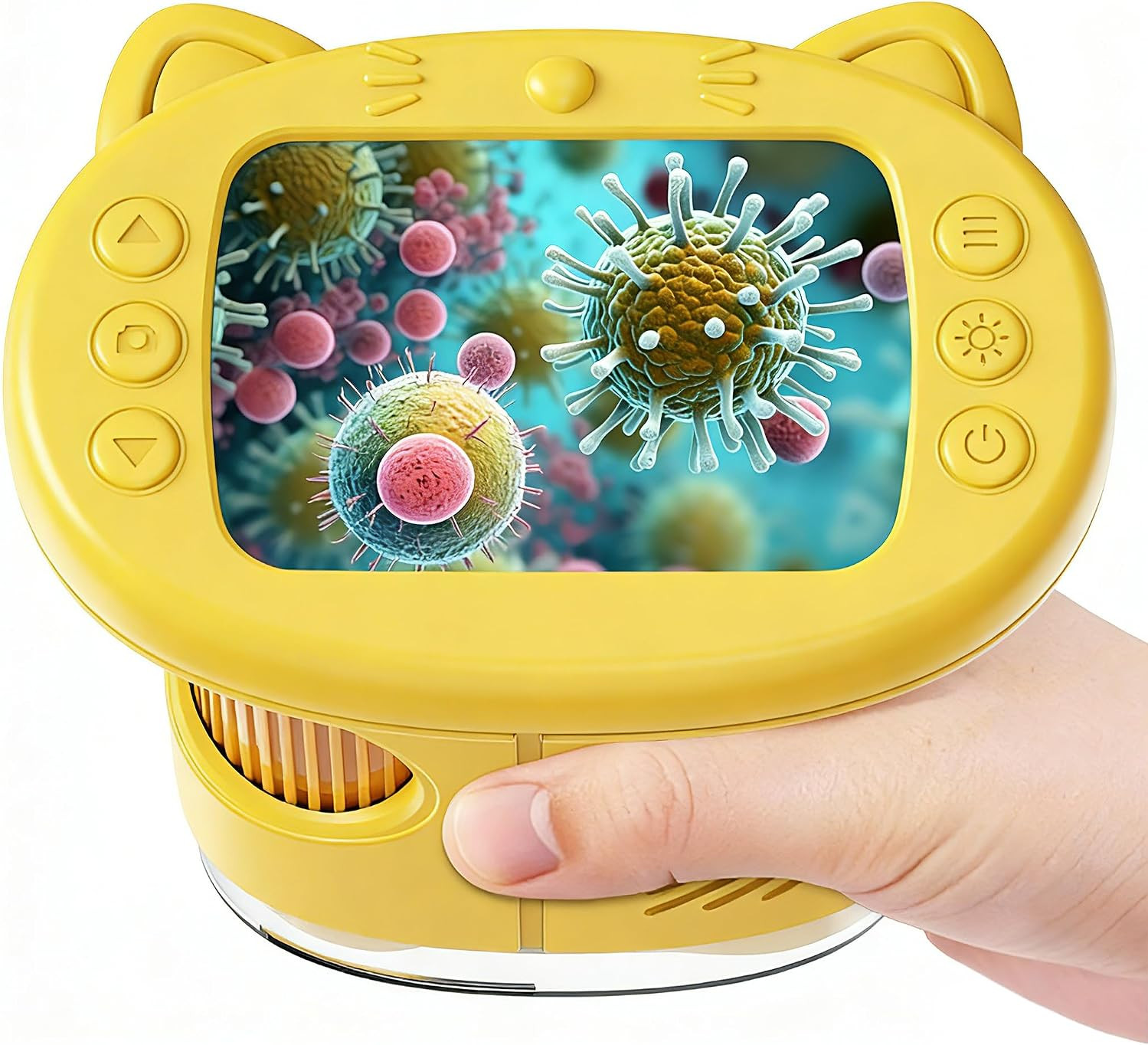 1000X Handheld Digital Microscope for Kids, 4K Wonder Quest Microscope with 2.4″
