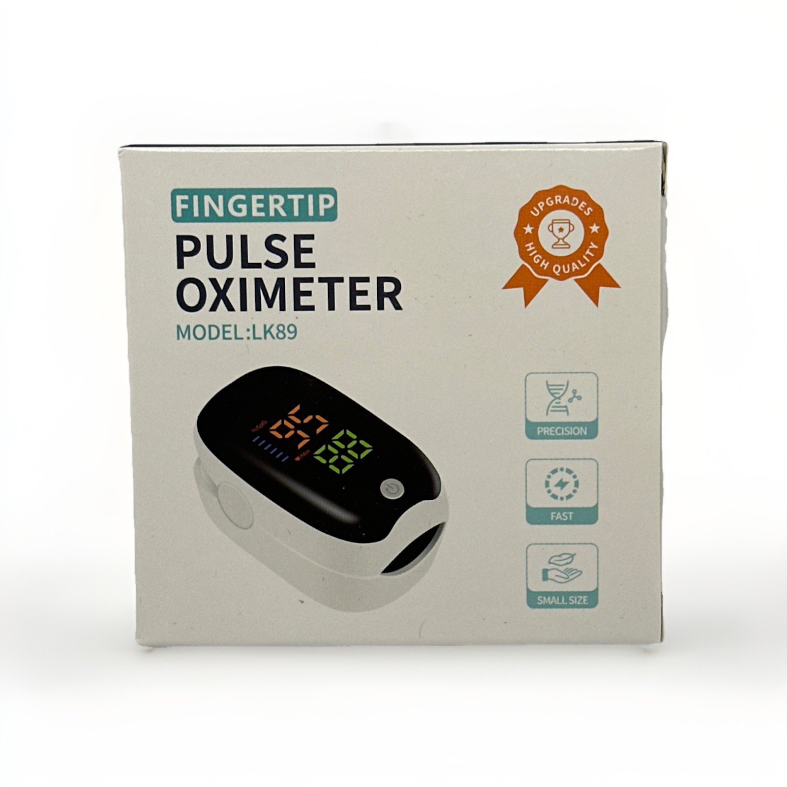 Finger Tip Pulse Oximeter Meter Blood Oxygen Saturation Heart Rate Monitor Lk89