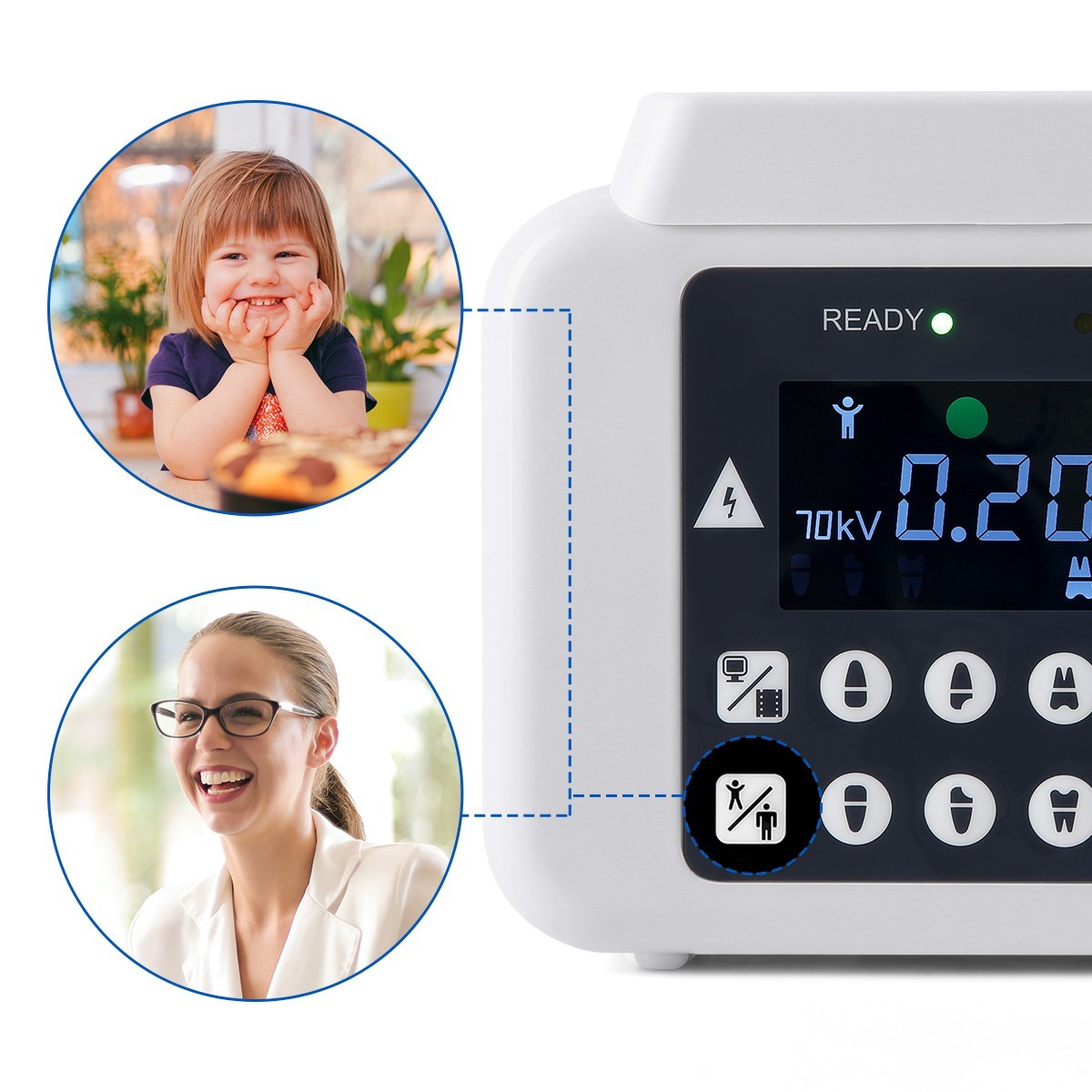 Dental Digital X-ray Film Sensor Positioning System Positioner Holder