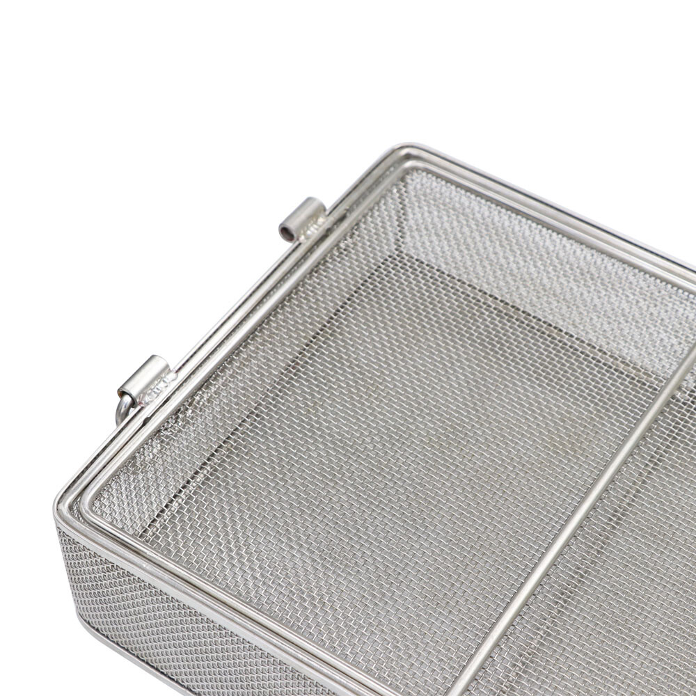 304 Stainless Steel Sterilization Basket Surgical Instrument Mesh Tray475*245*75