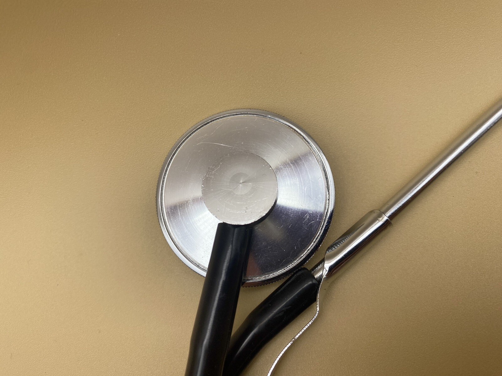 Unbranded Traditional Acoustic Functional Single Head Stethoscope | Black