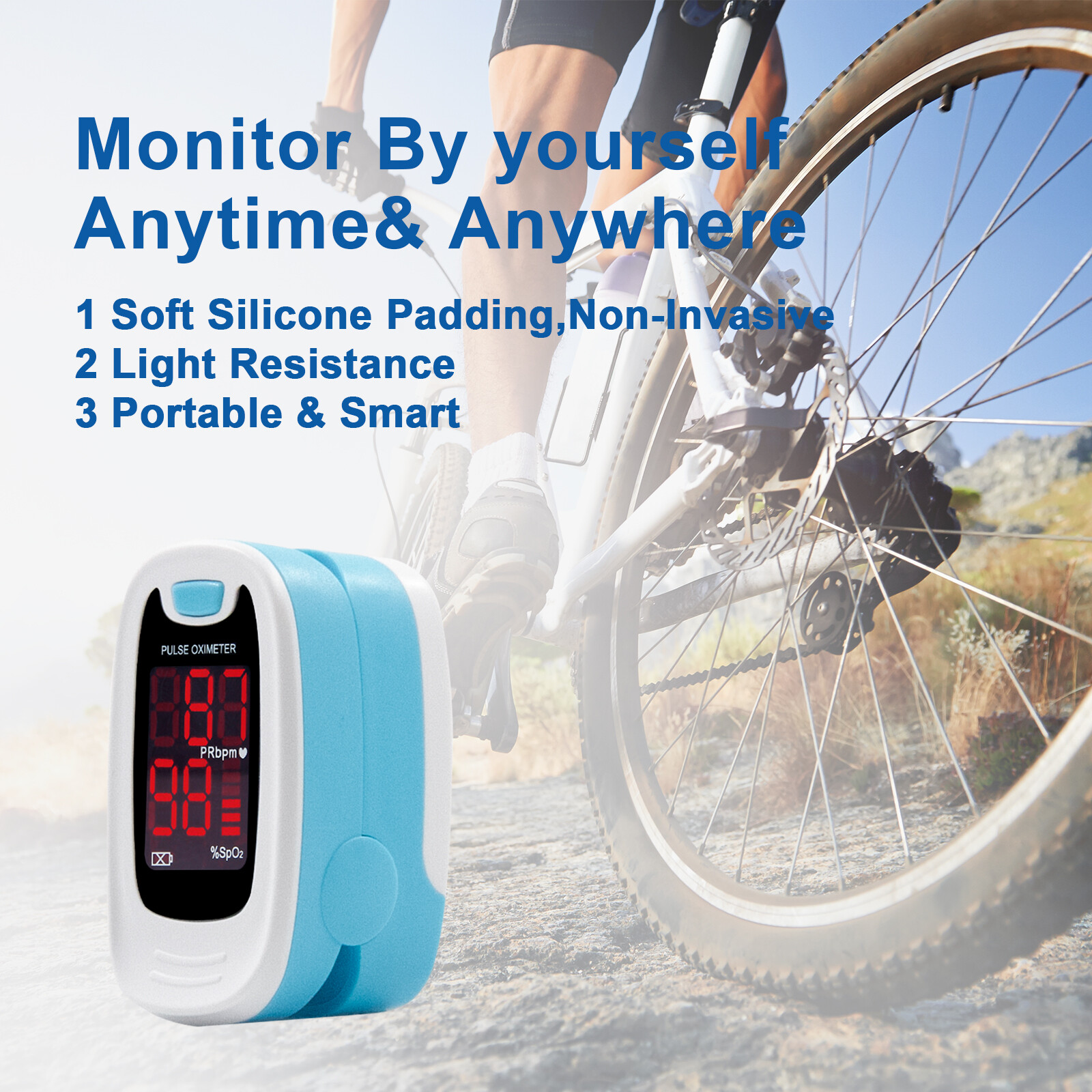 NEWEST FingerTip Pulse Oximeter LED Display,Blood Oxygen Spo2 Monitor 2020 SALE