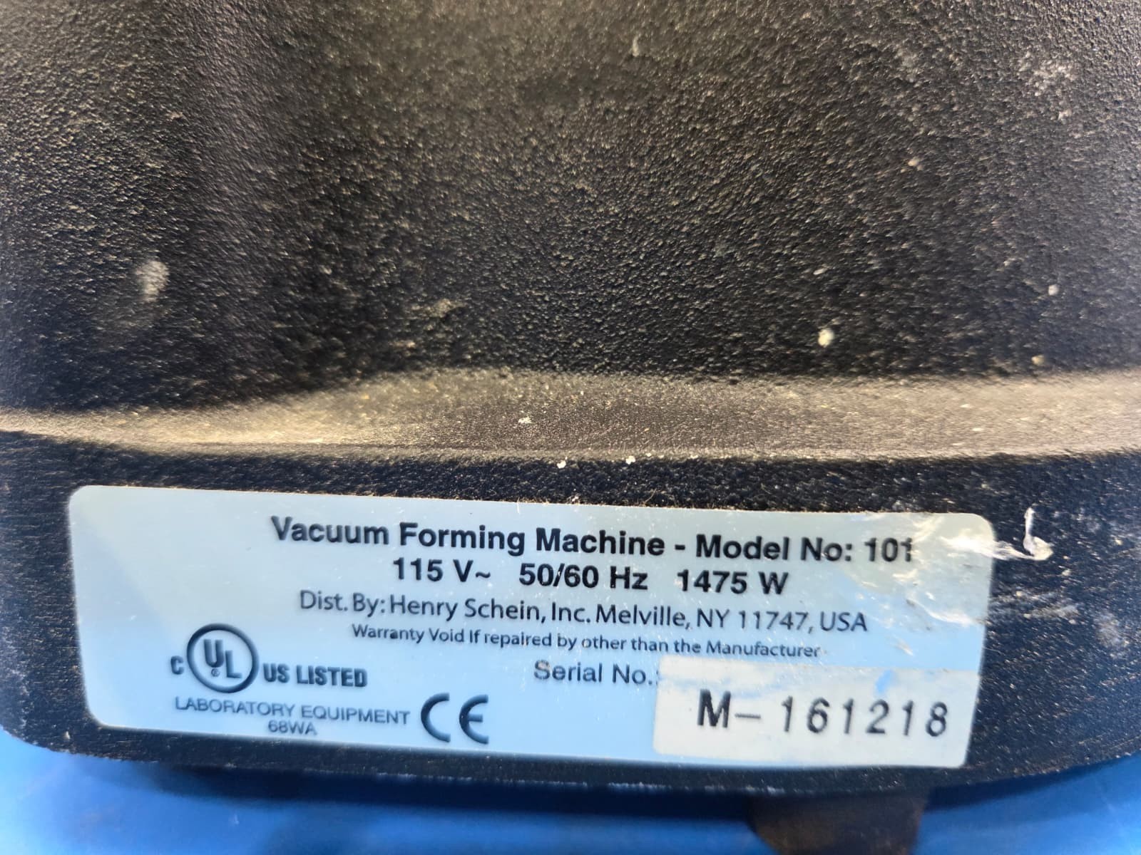 Henry Schein Vacuum Forming Machine Model-101