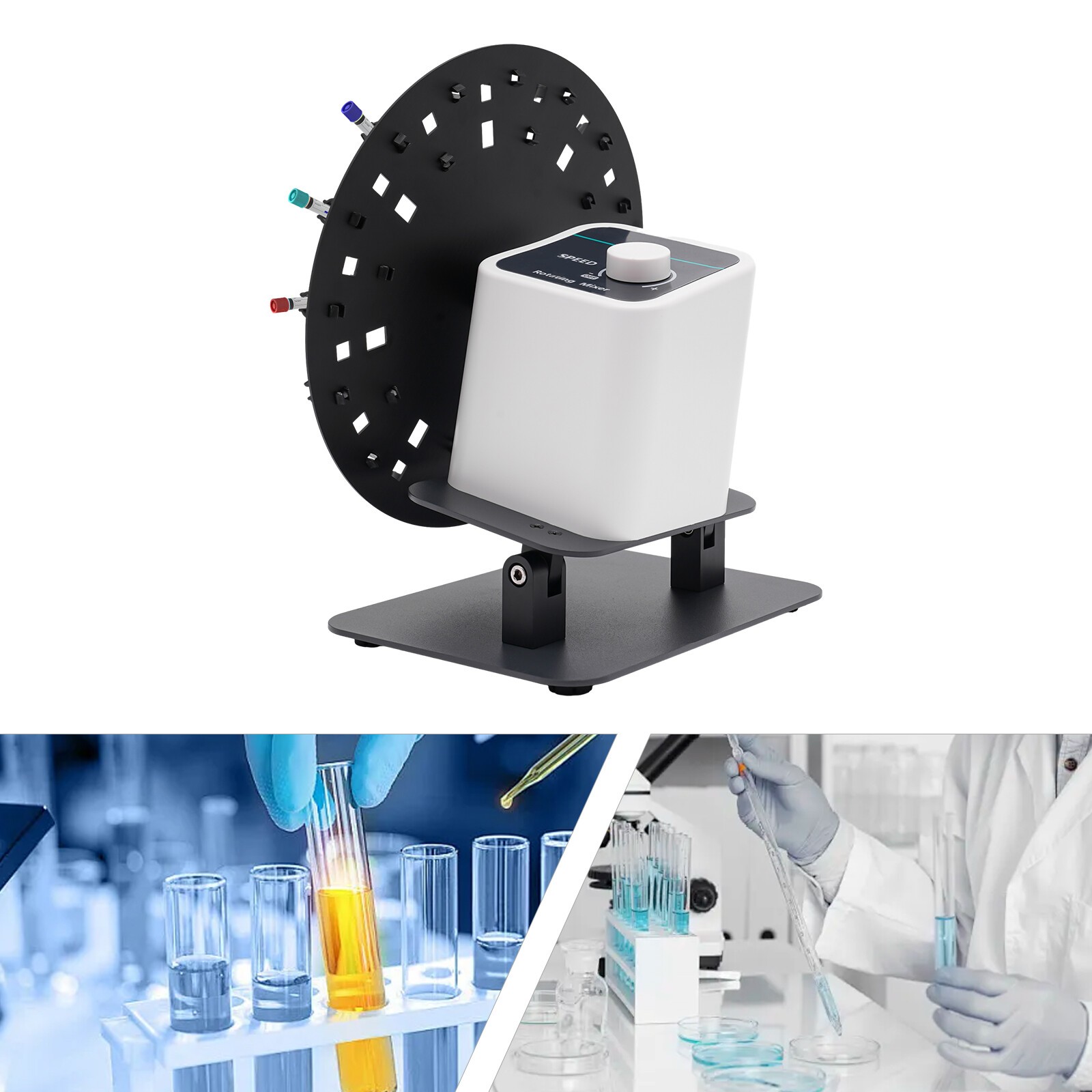 20W Laboratory Blood Mixer Rotating Mixer Oscillating Instrument 20-80rpm 110V